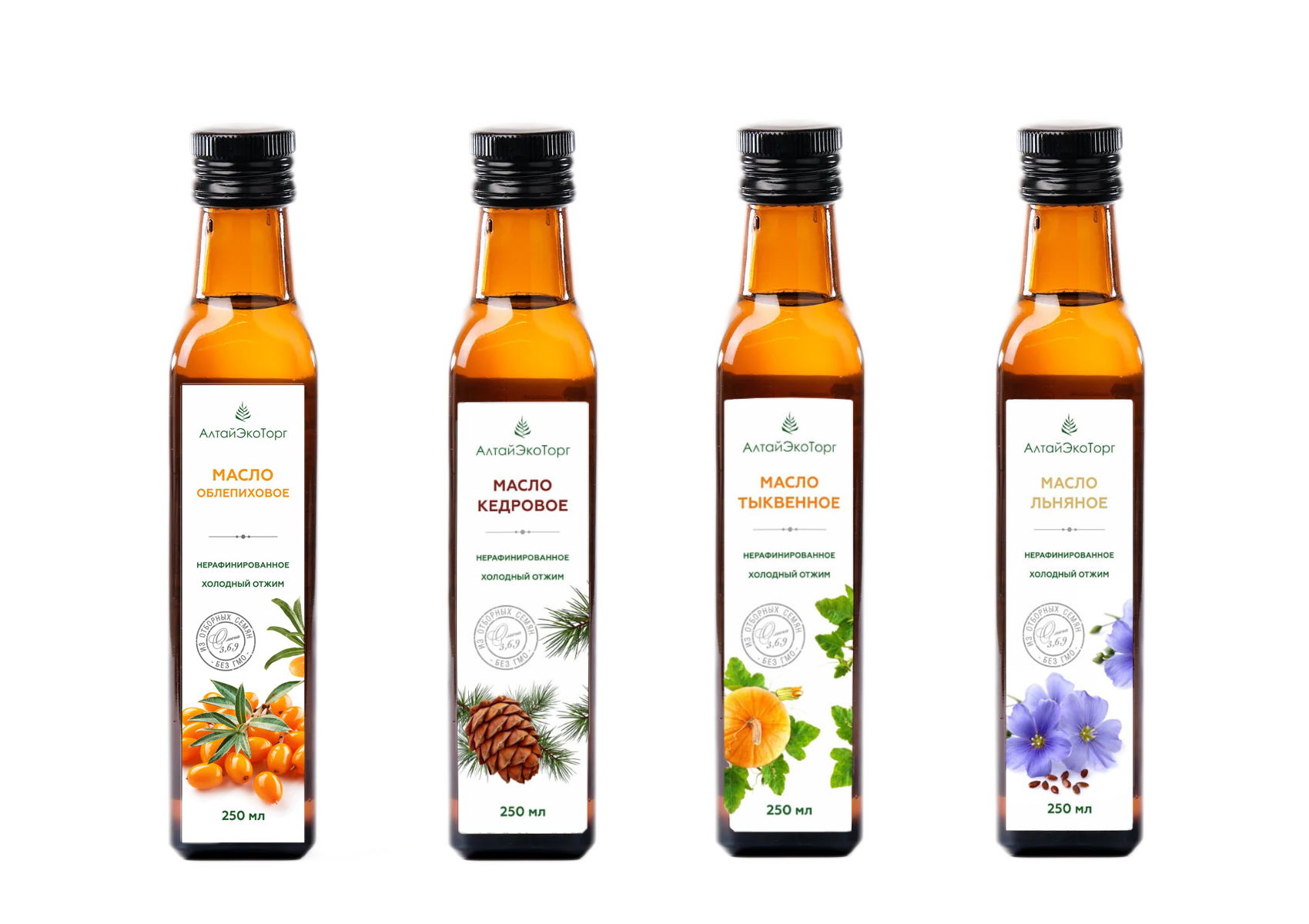 Растительные масла нерафинированные